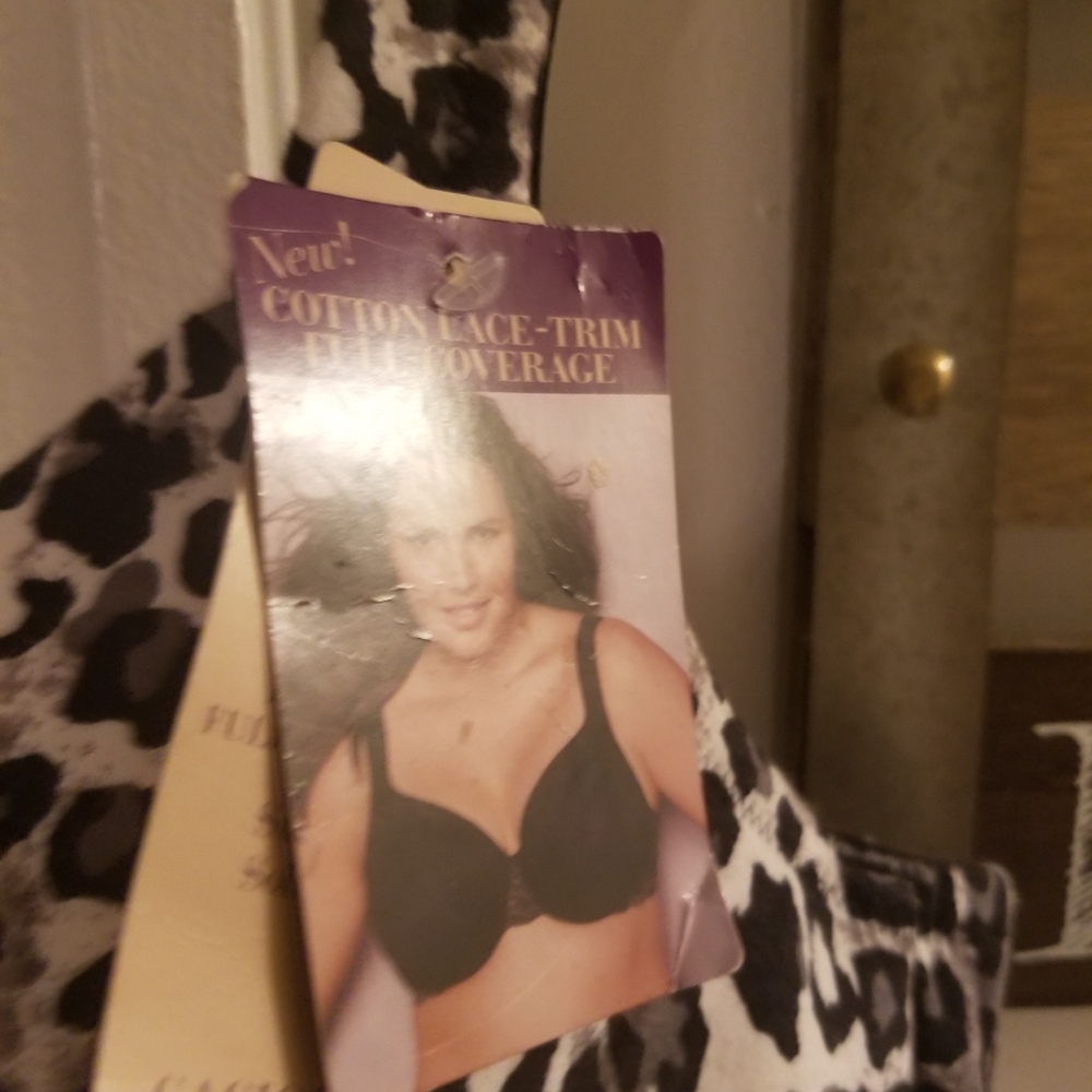 Lane Bryant full coverage Bra leppard black,white